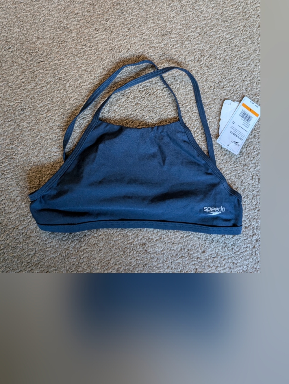 Speedo Dark Blue Sport Bikini Top